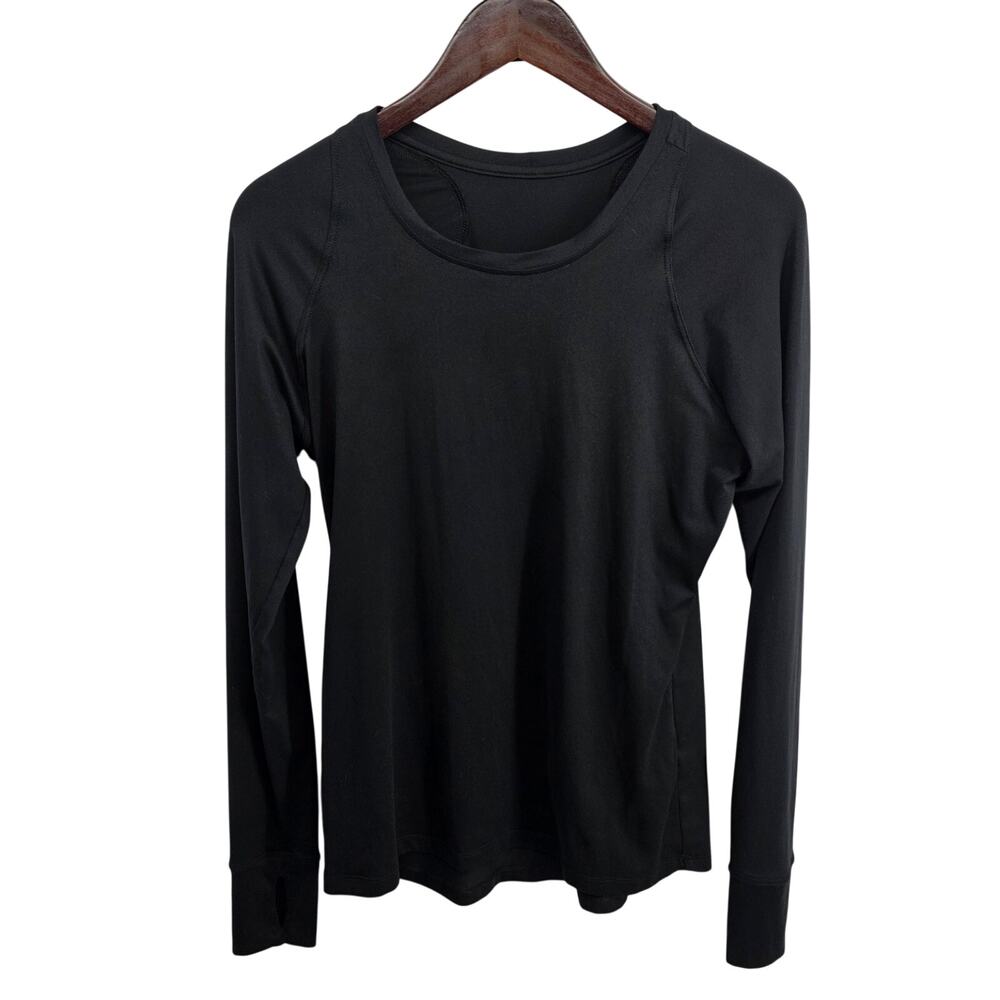 FLEO Long Sleeve Athletic Top Black Size XL